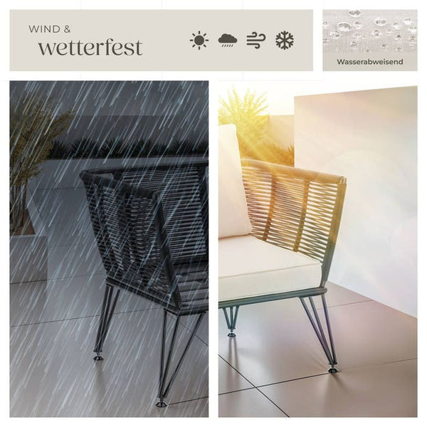 Garten-Loungesessel Sundo 4er Set
