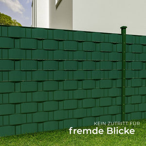 PVC privacy screen film, green, 35m