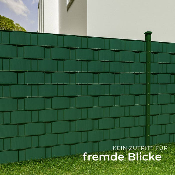 PVC privacy screen film, green, 35m