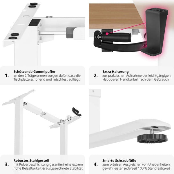 Tischgestell Idun weiss