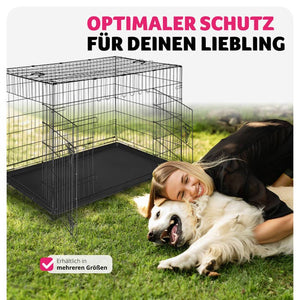Hundekäfig-Gitterbox Luna 108 x 71 x 76 cm