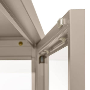 Metallvitrine Baker taupe