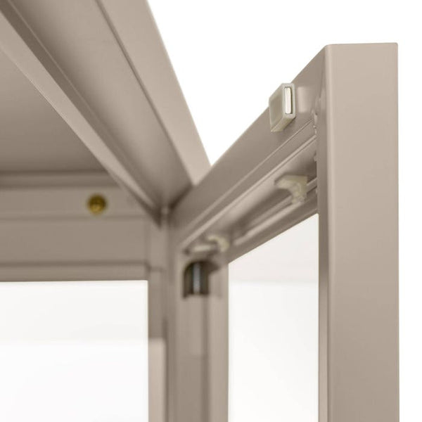 Metallvitrine Baker taupe
