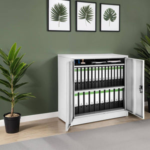 Aktenschrank grau