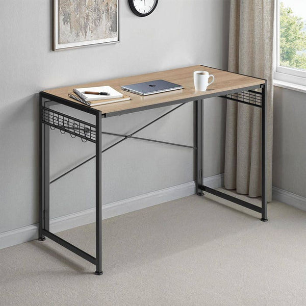 Schreibtisch Paterson Industrial Holz hell, Eiche Sonoma