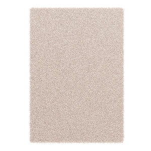 Hochflor Teppich 160 x 230 cm creme