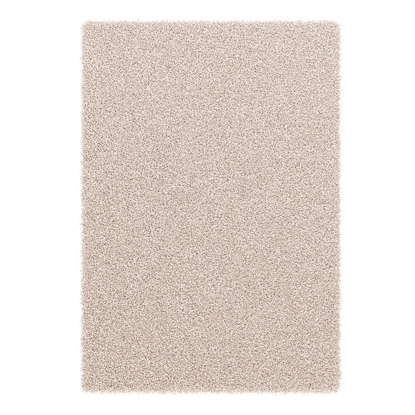 Hochflor Teppich 160 x 230 cm creme