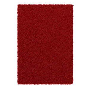 Moquette à poils longs 200 x 290 cm rouge