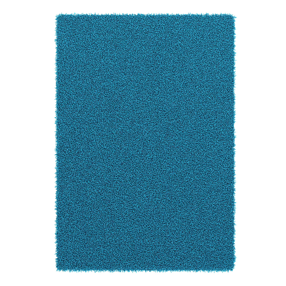 Hochflor Teppich 240 x 340 cm türkis