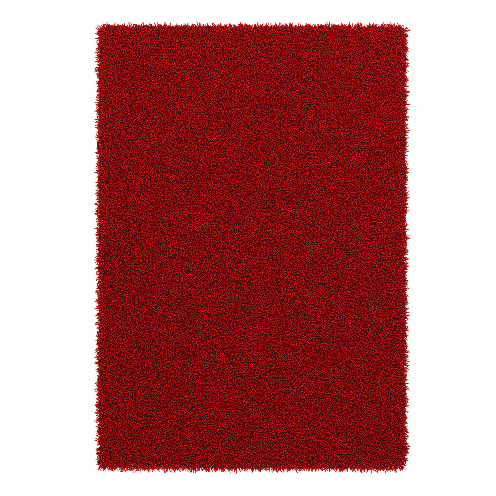 Hochflor Teppich 240 x 340 cm rot