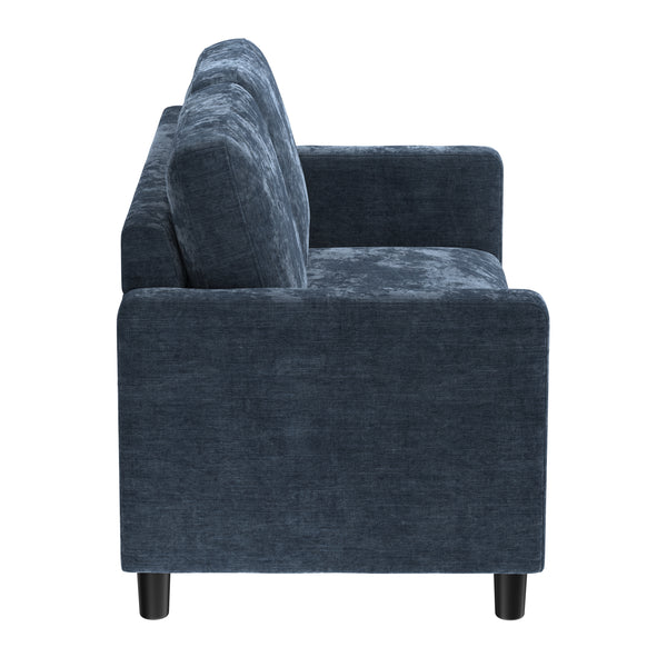 Sofa WINKLER 2-Sitzer dunkelblau