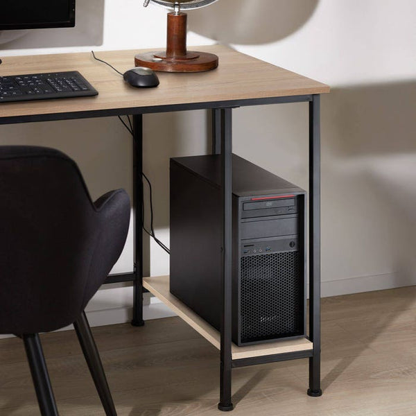Schreibtisch Donegal Industrial Holz hell, Eiche Sonoma