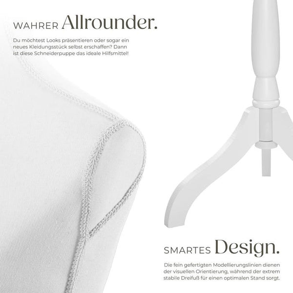 dress form, white