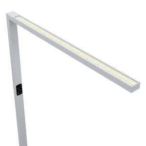 LED Stehlampe LUAN dimmbar mit Bewegungsmelder silber