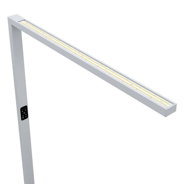 LED Stehlampe LUAN dimmbar mit Bewegungsmelder silber