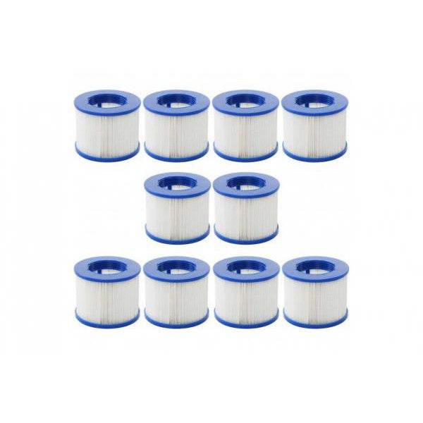 Wasserfilter für Whirlpool HWC-E32, Ersatzfilter Filterkartusche Filterpatrone Lamellenfilter, Zubehör ~ 10 Stück