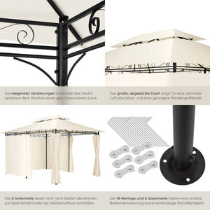 Gartenpavillon Emine creme