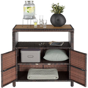 Gartenschrank Monscia braun