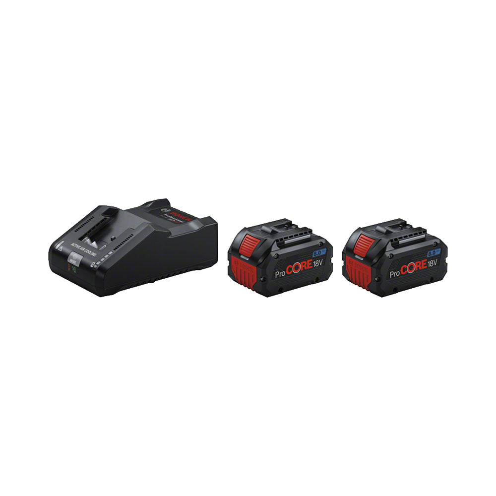 Bosch Starter Set 2 batterie ProCORE18V 8.0Ah incl. caricabatteria