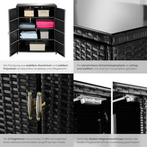 Aluminium Gartenschrank Monza