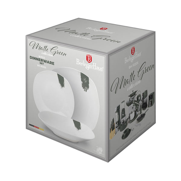 Berlinger Haus 18-teiliges Tellerset  Matte Green Collection