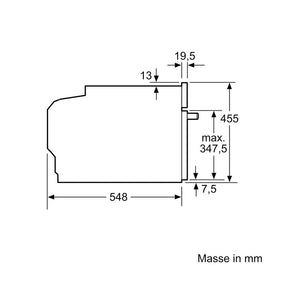Bosch CMG7241B1 Kompakt Kombi Mikrowelle 230V
