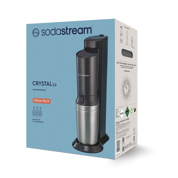 SodaStream Crystal Mega Pack inkl. 3 Glaskaraffen 0.7L