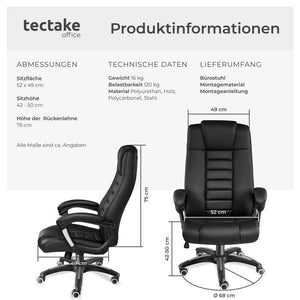 Bürostuhl MAFZ schwarz