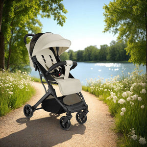 Buggy-Kinderwagen Finn grau/beige