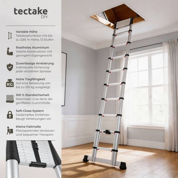 Aluminium Teleskopleiter