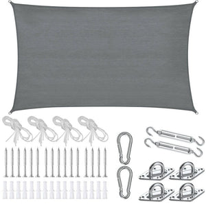 Sonnensegel Sunny grau 5 x 7 m