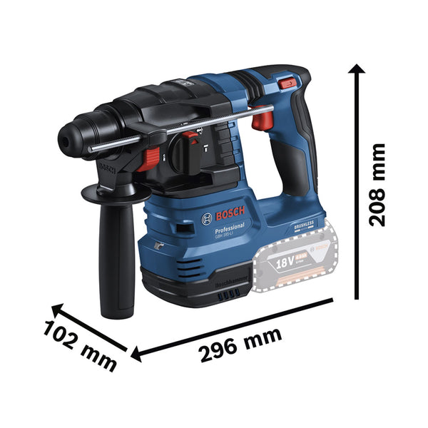 Bosch 3 Tool kit 18V GSR+GWS+GBH+2xGBA 18V 4.0 Ah+GAL 18V-40 0.615.A50.094