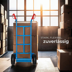 Sackkarre mit Luftreifen, blau