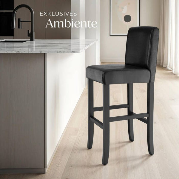 Barhocker schwarz 6er Set