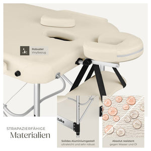 3 Zonen Massageliege Phuket beige