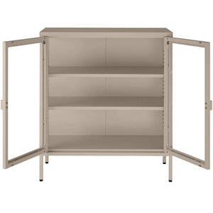 Metallvitrine Baker taupe