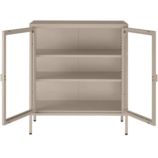 Metallvitrine Baker taupe