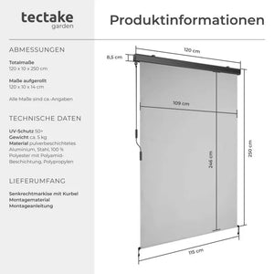 Senkrechtmarkise Eloise