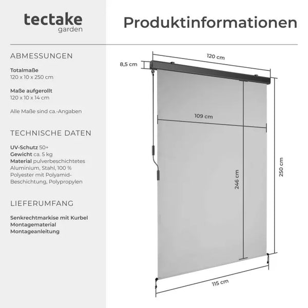 Senkrechtmarkise Eloise