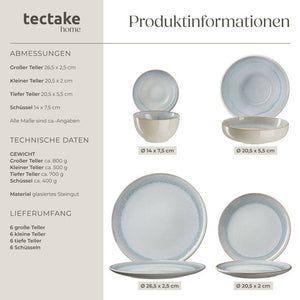 Tafelservice Mare Sand 24-tlg.