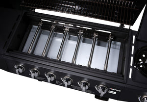 Gasgrill 6 Brenner + Seitenbrenner