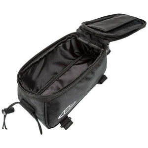Fahrradtasche mit Rahmen-Befestigung für Smartphones schwarz 20,5 x 10 x 10,5 cm