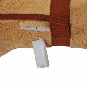 Reitpferd Stehpferd Kinderpferd Plüschpferd Reiten ohne Schaukelkufen Beige