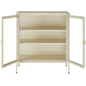 Metallvitrine Baker creme