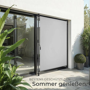 Klemmmarkise Taija hellgrau 100 x 310 cm