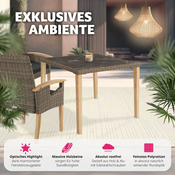 Rattan Tisch Tarent natur
