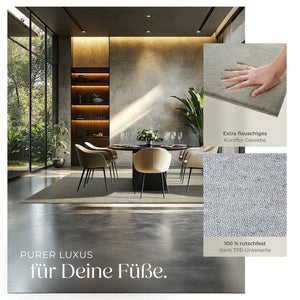 Tapis à poils courts Soft Zone Sable 200 x 290 cm 