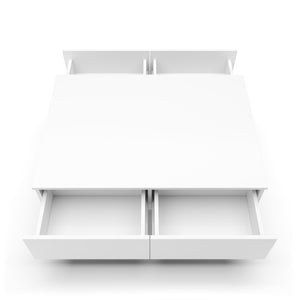 Table d'appoint TALA 88 x 60 cm blanche