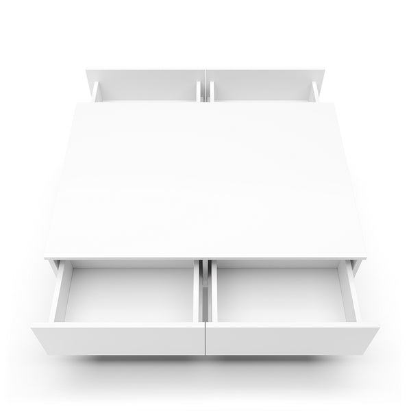 Table d'appoint TALA 88 x 60 cm blanche