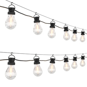 LED Lichterkette Outdoor mit 16 Glühbirnen 8 m